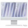 Apple iMac 24 inch Srebrny M4 10-rdzeniowy CPU 10-rdzeniowy GPU 24GB RAM 512GB SSD Gigabit Ethernet Klawiatura niemiecka