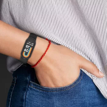 TECH-PROTECT ICONBAND Silikonowy pasek zastępczy do Xiaomi Smart Band 8 / 8 NFC, beżowy
