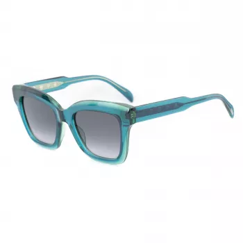 Okulary przeciwsłoneczne damskie TOUS STOC81V5309BZ - oprawka acetatowa Havana z brązowymi szkłami, 53mm