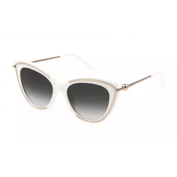 Okulary przeciwsłoneczne damskie FURLA SFU889-550847 - 55/18/140, ochrona UV400, oprawka plastikowa pełna z etui