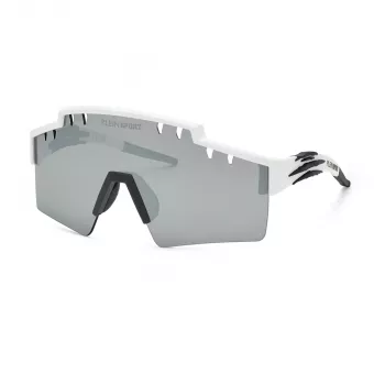 Okulary przeciwsłoneczne męskie Philipp Plein Sport SSP001-9905WW - czarna oprawka, szare szkła, 99mm