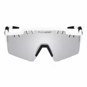 Okulary przeciwsłoneczne męskie Philipp Plein Sport SSP001-9905WW - czarna oprawka, szare szkła, 99mm