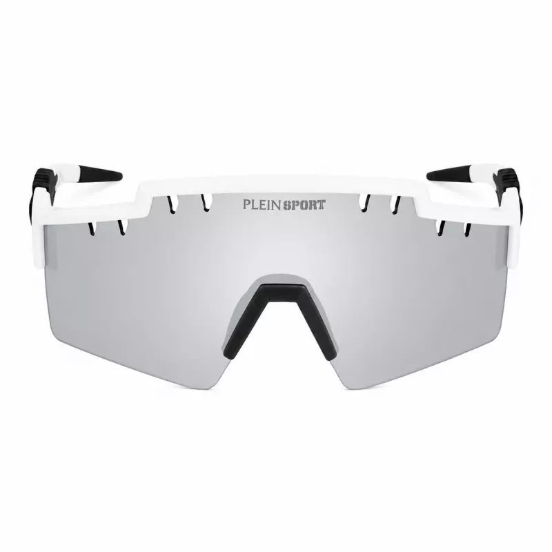 Okulary przeciwsłoneczne męskie Philipp Plein Sport SSP001-9905WW - czarna oprawka, szare szkła, 99mm