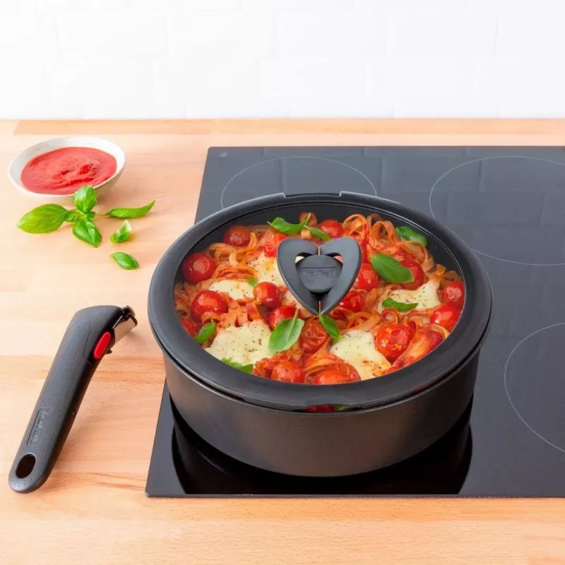 TEFAL Ingenio 16 cm szklana pokrywka ze składanym uchwytem L9846153