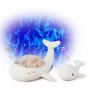 Cloud B Tranquil Whale Zestaw usypiający z projektorem i grzechotką - Biały
