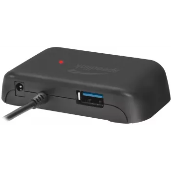 Hub USB-C na 4 porty USB 3.0 Speedlink Snappy Evo (SL-140202-BK)