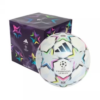 adidas UCL League 26/27 League Stage Box Piłka nożna rozmiar 5 Biała Niebieska Różowa Zielona KE9771