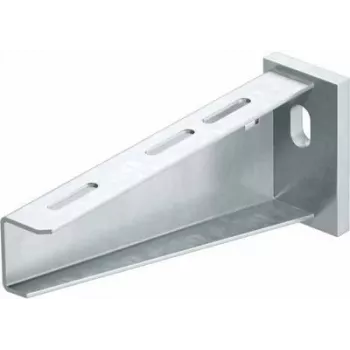 OBO Bettermann AW 55 41 FT Wspornik ścienny i słupowy z płytą czołową, wysięg 410 mm, stal ocynkowana ogniowo