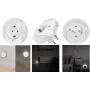 LogiLink LED Gniazdko z lampką nocną z czujnikiem zmierzchu i 1x CEE 7/3 (LED012)