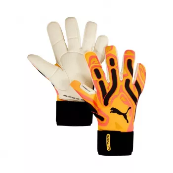 Puma Ultra Ultimate Hybrid Sun Rękawice bramkarskie Pomarańczowy 41858 09 11 Rozmiar 11