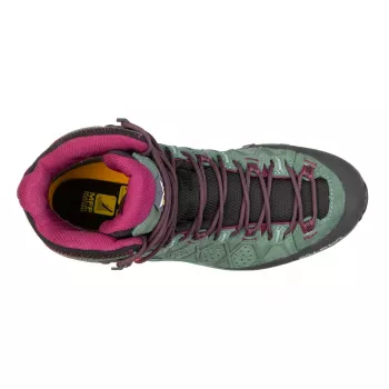 Buty turystyczne SALEWA Alp Trainer 2 Mid GTX damskie – Duck Green/Rhododendron – UK 7 (EU 40.5)