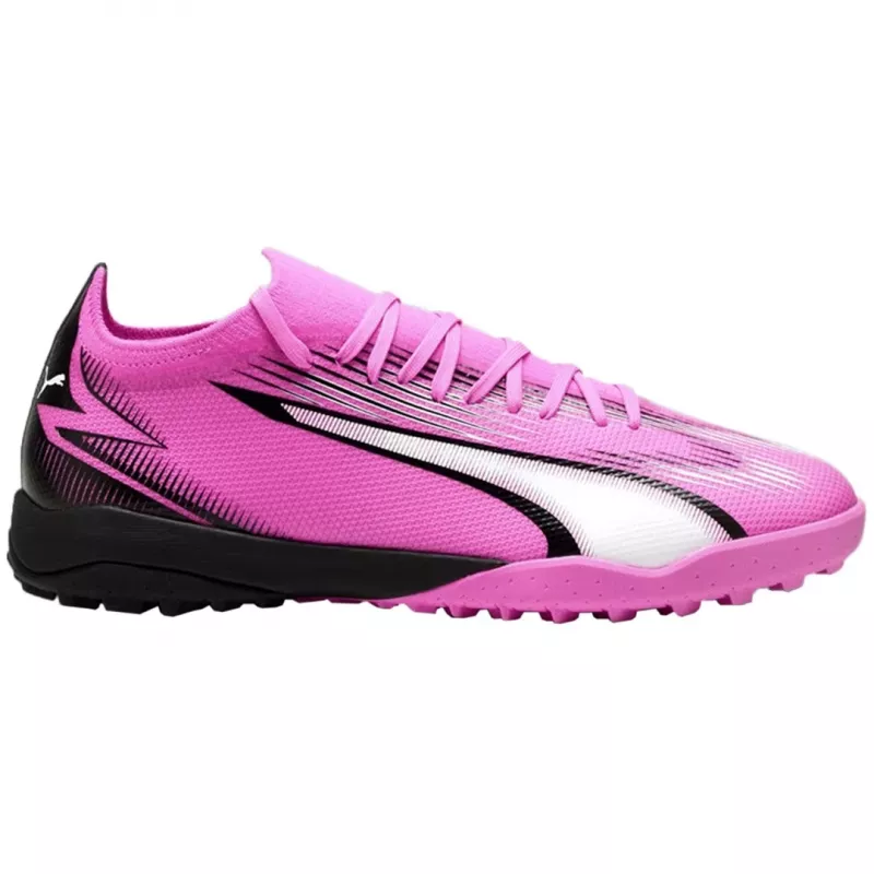 Buty piłkarskie PUMA Ultra Match TT 107757 01 - Puma Black/White/Gold - Męskie buty na sztuczną trawę (EU 44)