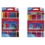 Faber-Castell Brokatowe Markery Dwustronne, Zestaw 20 szt. z Szeroką i Cienką Końcówką (3-5 mm / 1 mm), Zmywalne - 151108