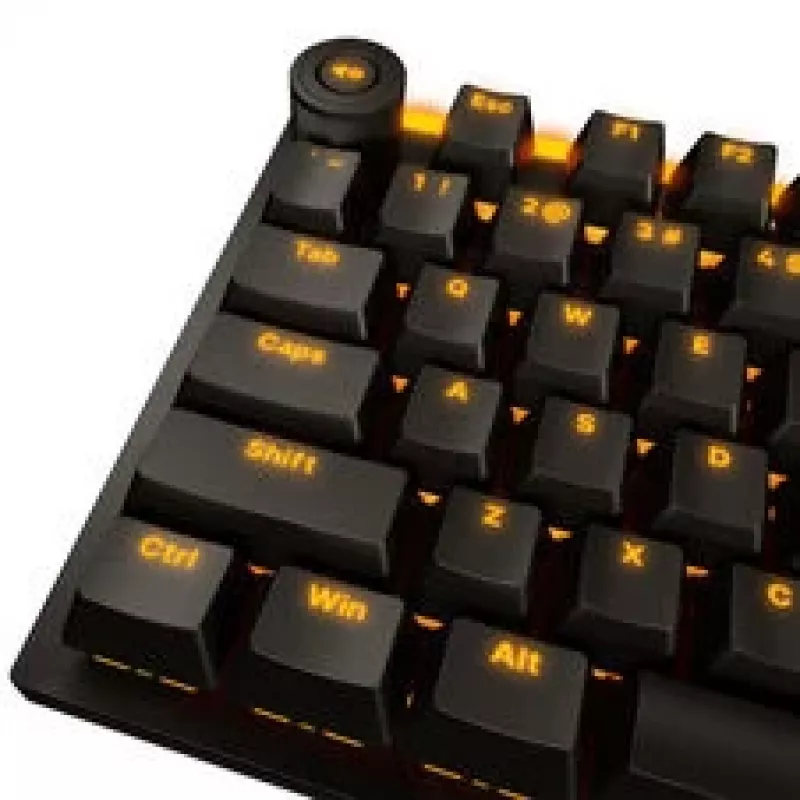 be quiet! Light Mount TKL Silent Linear RGB przewodowa klawiatura gamingowa, czarna