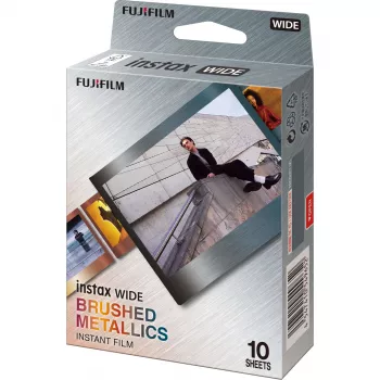 Fujifilm Instax Wide Wkład do aparatu natychmiastowego 10 zdjęć, Brushed Metal