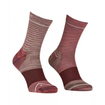 Ortovox Alpine Mid Socks Damskie Skarpety Turystyczne - Wild Rose