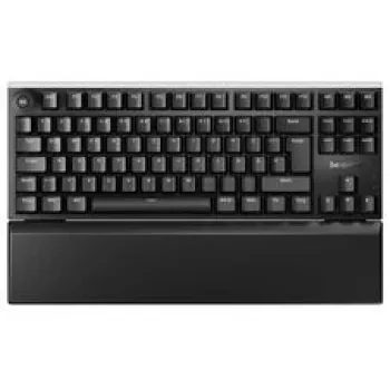 be quiet! Light Mount TKL Cicha dotykowa mechaniczna klawiatura gamingowa, podświetlenie RGB, bez sekcji numerycznej, przewodowa, czarna