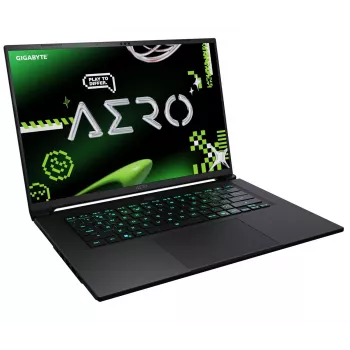 GIGABYTE AERO X16 4PHN4EEC64DH 16-calowy laptop OLED UHD+, AMD Ryzen 9 AI 465, 16GB DDR5, 1TB NVMe SSD, NVIDIA GeForce RTX 5070, Windows 11 Home, Czarny