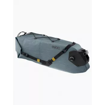 EVOC Seat Pack Boa WP 16 Steel - Wodoszczelny sakwa podsiodłowa do bikepackingu, 16L