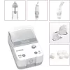 Rossmax NK1000 3-w-1 tłokowy kompresorowy nebulizator z płukaniem nosa i aspiratorem, 2,5 μm wielkość cząstek, >80% dawka drobnych cząstek, 0,35 ml/min szybkość nebulizacji, 5 ml pojemnik na lek, 10 ml pojemność płukania nosa, <60 dB hałas, praca ciągła, 