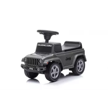 Elektryczny jeep na akumulator 12V dla dzieci, szary, pilot dla rodziców, światła LED, muzyka, 3-8 lat
