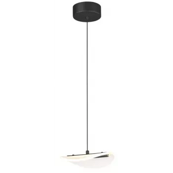 Milali Lampa wisząca 19 cm czarna E27 Metal