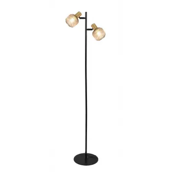 Lampa podłogowa Shadow 2xE14 Czarny/Złoty