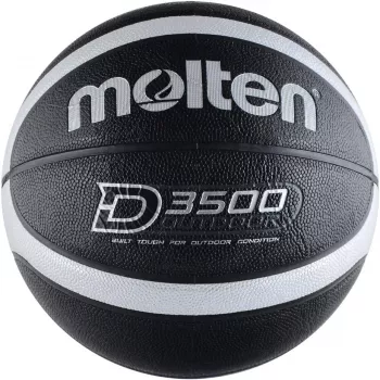 Molten B6D3500-KS Outdoor Basketball Rozmiar 6 Czarny/Srebrny