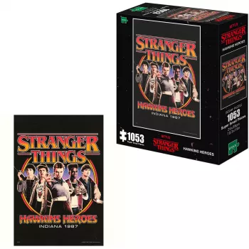 EPOCH Games Stranger Things Hawkins Heroes 1000-elementowe puzzle