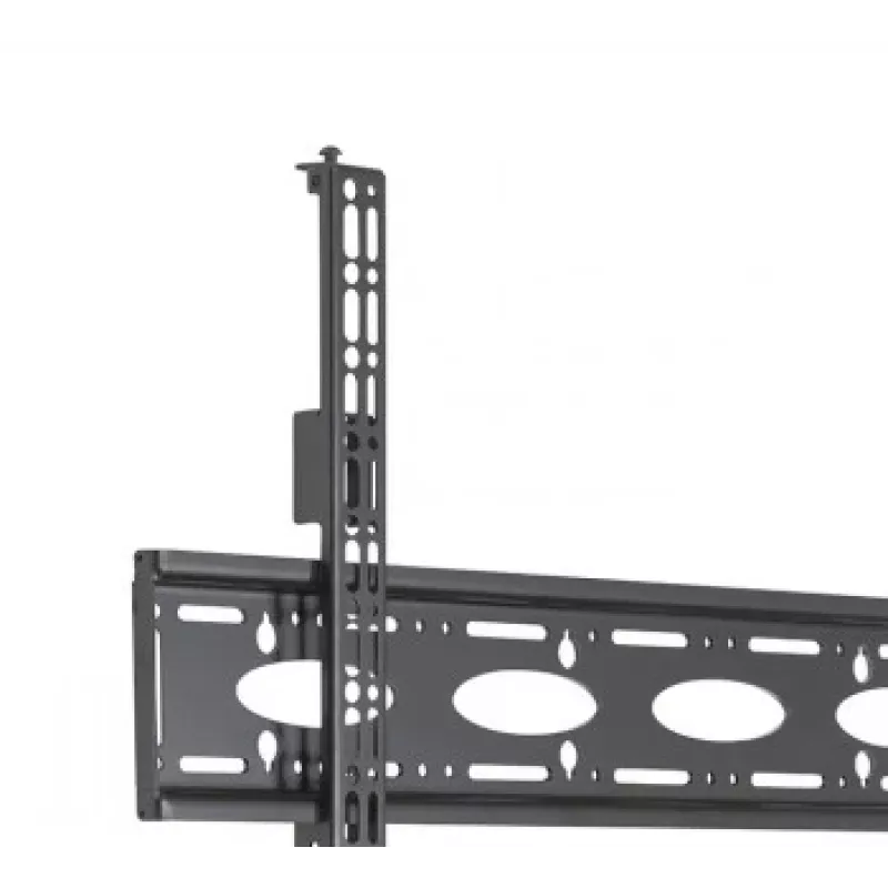 B-TECH AV BT8448-150/BB Extra-duży uniwersalny sufitowy uchwyt do płaskich ekranów z wysięgnikiem 1,5 m Ø50 mm, VESA do 1100x700, 130 kg, czarny