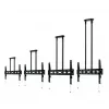 B-TECH AV BT8448-150/BB Extra-duży uniwersalny sufitowy uchwyt do płaskich ekranów z wysięgnikiem 1,5 m Ø50 mm, VESA do 1100x700, 130 kg, czarny