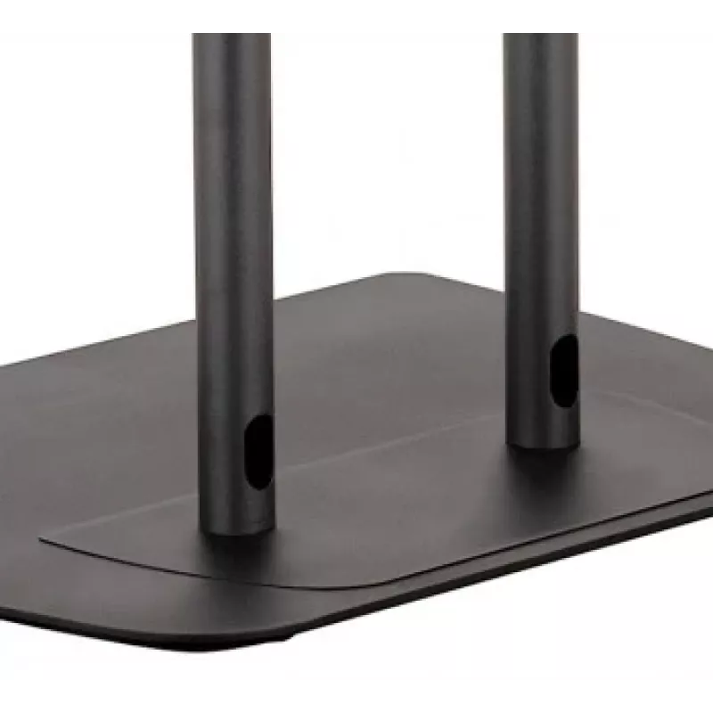 B-TECH AV SYSTEM X - Uniwersalny niskoprofilowy stojak podłogowy do płaskich ekranów (VESA 600 x 400) - 0.75m słupki Ø50mm