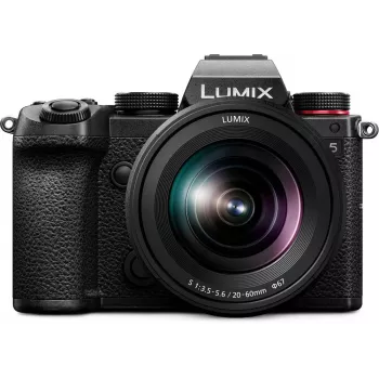 Panasonic Lumix DC-S5KE-K bezlusterkowy aparat pełnoklatkowy z obiektywem 20-60mm