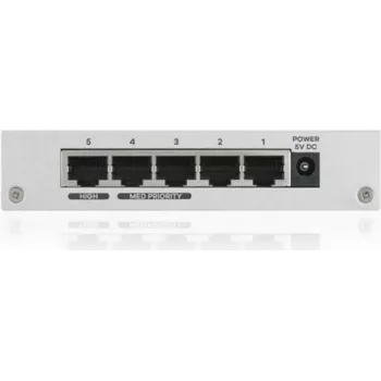 DSIT Zyxel GS105B 5-portowy gigabitowy przełącznik Ethernet niezarządzany do biurka