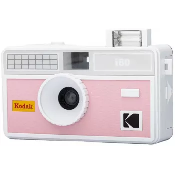 Kodak i60 Wielorazowy aparat na film 35mm z wbudowaną lampą błyskową, różowo-szary