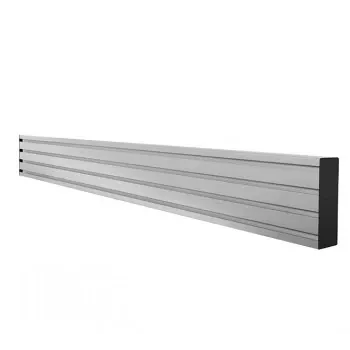 B-TECH AV SYSTEM X - Pozioma szyna montażowa - 1m - Czarna