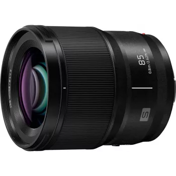 Panasonic LUMIX S 85mm F1.8 Obiektyw (S-S85E) - Pełnoklatkowy obiektyw stałoogniskowy z mocowaniem L-Mount do portretów i słabego oświetlenia