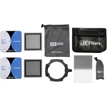 LEE Filters LEE100 zestaw do długich ekspozycji: uchwyt LEE100, Big Stopper, Little Stopper i 0,6 ND Hard Grad (100LEK)