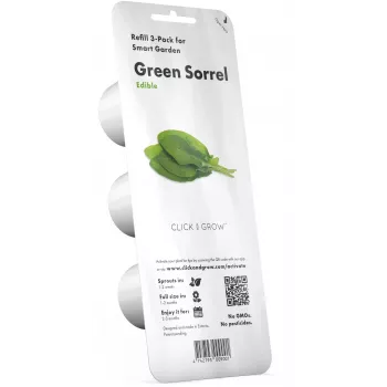 Click & Grow kapsuły roślinne szczaw do Smart Garden, 3 szt. (SGR55X3)