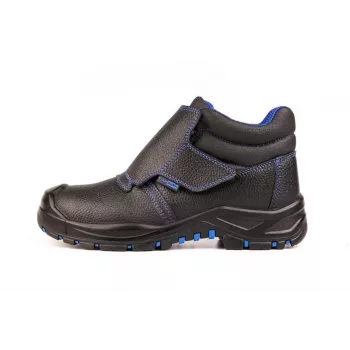 Buty ochronne NO NAME dla spawaczy S3 rozmiar 45 czarna skóra ze stalowym noskiem
