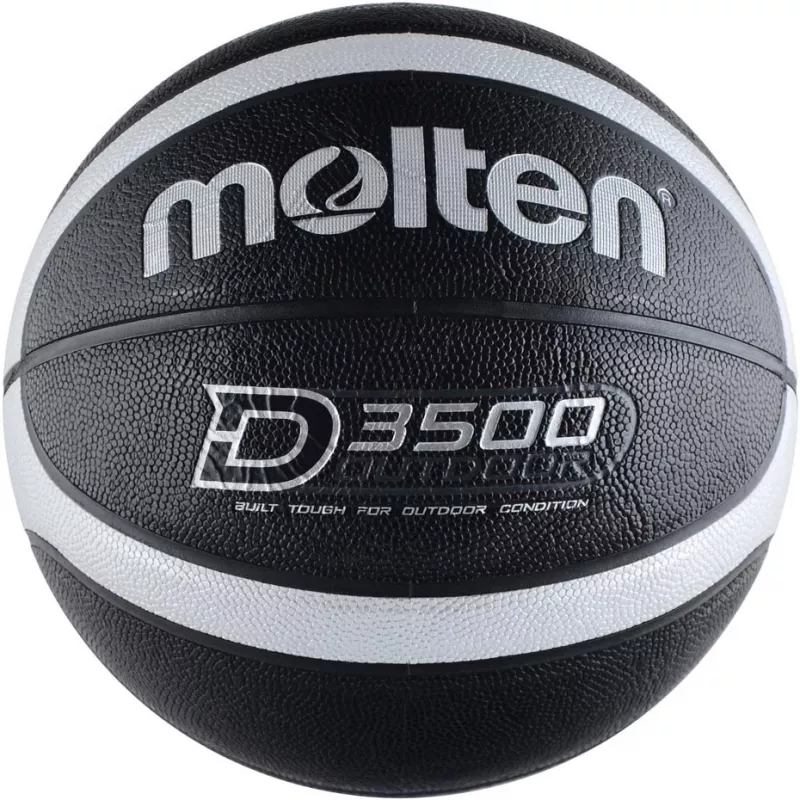 Molten B7D3500 KS Piłka do koszykówki FIBA Approved Rozmiar 7 – Premium Skóra Kompozytowa, 12-Panelowy Design Giugiaro, Do Gry w Hali