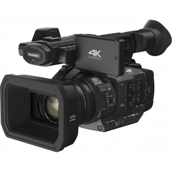 Panasonic HC-X1E 4K Ultra HD Profesjonalna kamera wideo z obiektywem Leica Dicomar 20x, matrycą MOS 1.0 cala, 5-osiową stabilizacją HYBRID O.I.S., podwójnymi wejściami XLR i podwójnymi slotami na karty SD