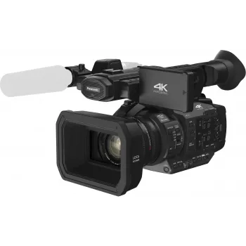 Panasonic HC-X1E 4K Ultra HD Profesjonalna kamera wideo z obiektywem Leica Dicomar 20x, matrycą MOS 1.0 cala, 5-osiową stabilizacją HYBRID O.I.S., podwójnymi wejściami XLR i podwójnymi slotami na karty SD