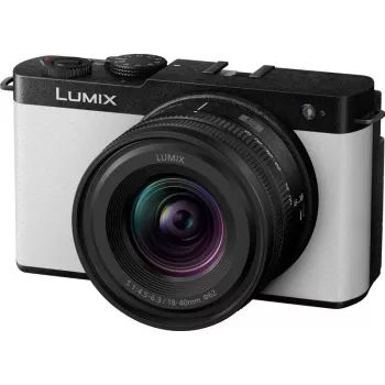 Aparat Panasonic Lumix DC-S9 z obiektywem 18-40mm, dymna biel (DC-S9NE-W)