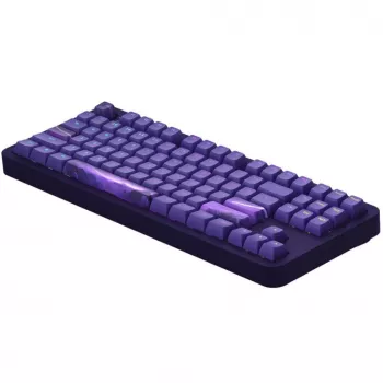 ALU87B Celestial 87-klawiszowa klawiatura mechaniczna z montażem uszczelkowym, przełącznikami liniowymi G3MS Voidstone, łącznością tri-mode, podświetleniem RGB per-klawisz, klawiszami PBT, obudową aluminiową CNC