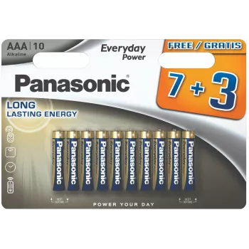 Panasonic Everyday Power AAA baterie alkaliczne LR03 blister 10 szt.