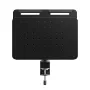 Activejet APB-006B Obrotowy perforowany organizer biurkowy z pionowym uchwytem na dokumenty, czarny