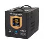KEMOT PROsinus-2000 Przetwornica UPS z czystym sinusem 12V na 230V 2000VA/1200W z funkcją ładowania - Czarny