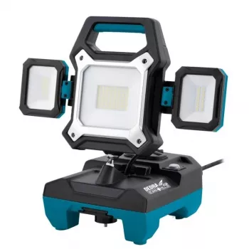 Dedra DED6907H Hybrydowa lampa warsztatowa LED 25W/45W 2500lm/4000lm 18V/230V IP54