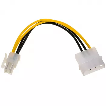 AKYGA AK-CA-12 Przewód adaptera zasilania Molex na P4 15cm